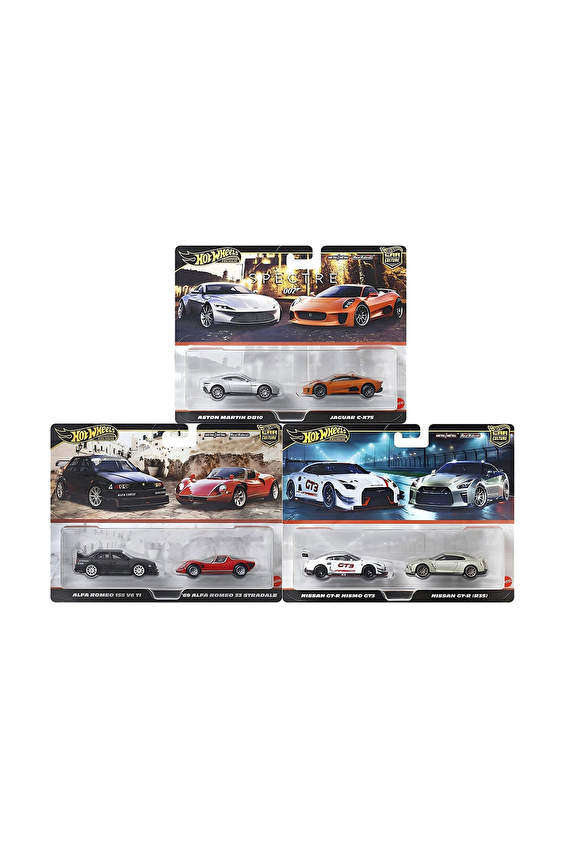 Hot Wheels Premium Car Culture HBL96-976T 3X2'li Paket