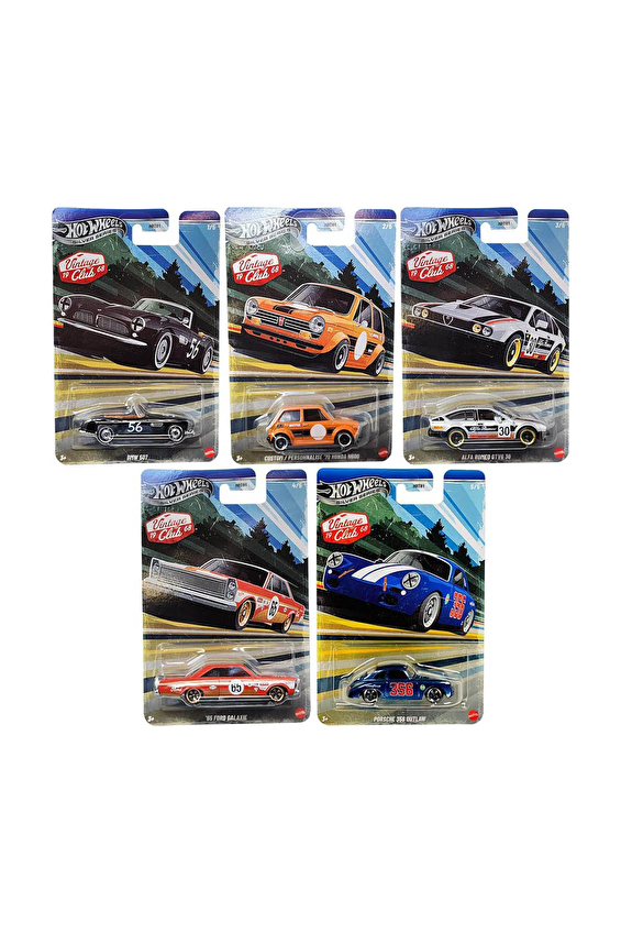 Hot Wheels Silver Series Vintage Club HRT81-979J 5'li Set
