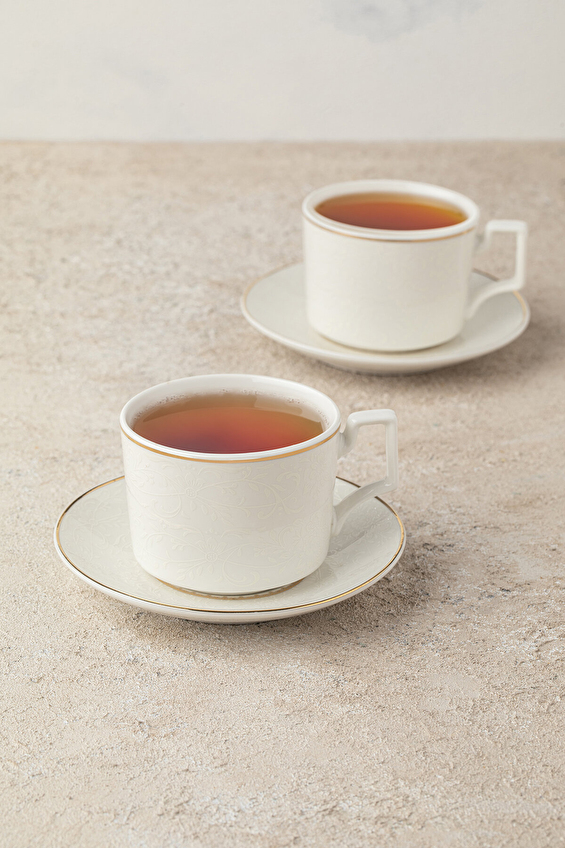 Hometime Porselen Çay Fincanı Seti 6'lı 230 ml