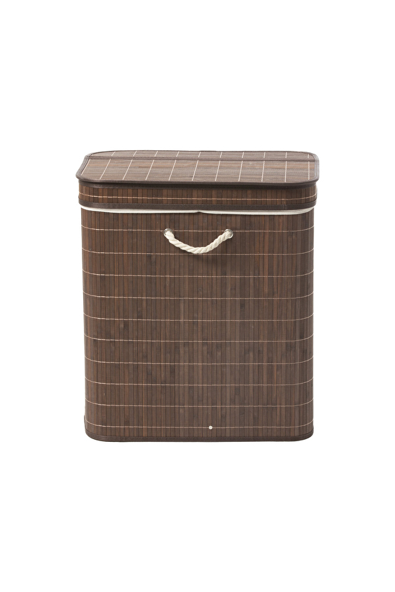 Hometime Bambu Sepet Çift Hazneli 52x32x60 cm Hometime Bambu Sepet Çift Hazneli 52x32x60 cm