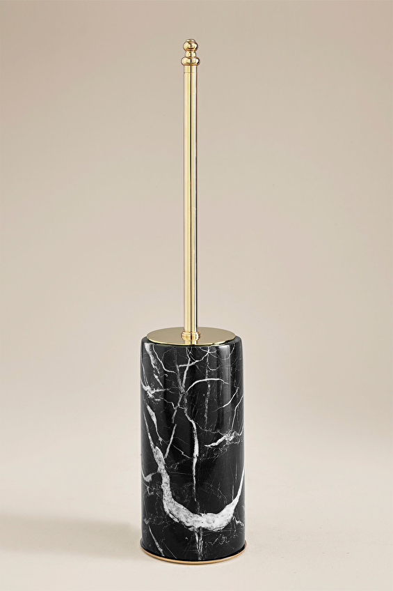 Cottons & Clouds Tuvalet Fırçası Siyah Mermer Gold Cottons & Clouds Tuvalet Fırçası Siyah Mermer Gold