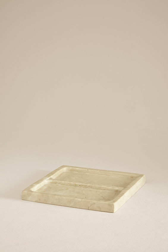 Cottons & Clouds Banyo Tepsi Bej Mermer