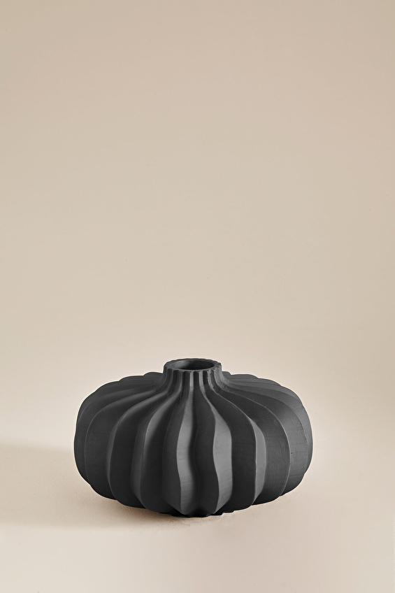 Cottons & Clouds Resin Vazo Siyah Cottons & Clouds Resin Vazo Siyah