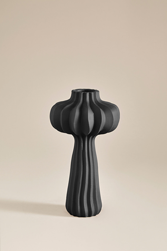 Cottons & Clouds Resin Vazo Siyah Cottons & Clouds Resin Vazo Siyah