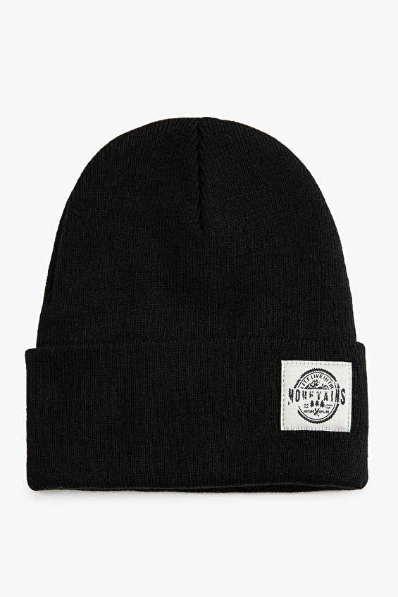 Koton Erkek Bere 5WAM50001AA Siyah Koton Erkek Bere 5WAM50001AA Siyah