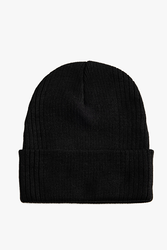 Koton Erkek Bere 5WAM50087AA Siyah Koton Erkek Bere 5WAM50087AA Siyah