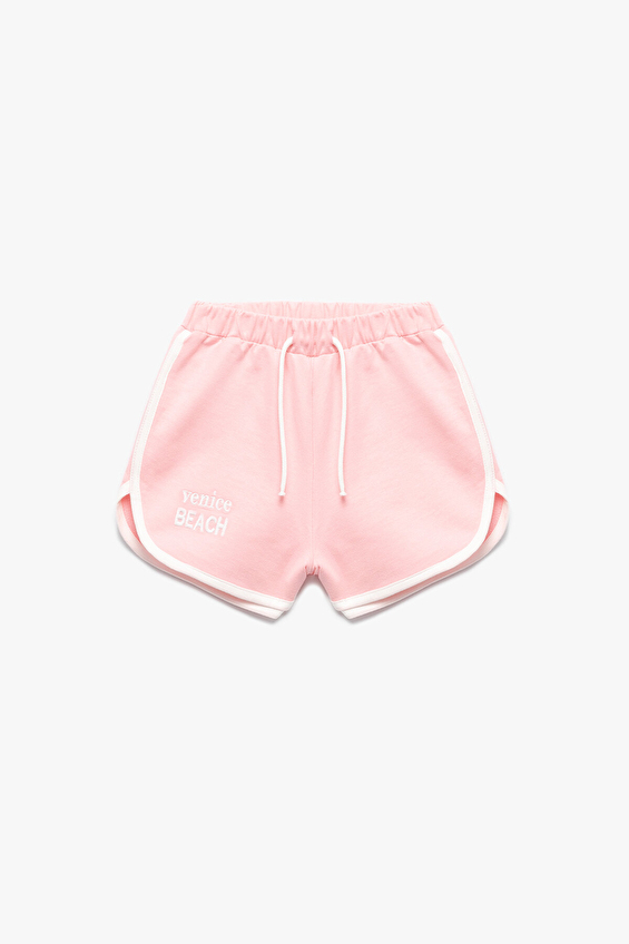 Koton Kız Çocuk Şort 5SKG40024AK Pembe Koton Kız Çocuk Şort 5SKG40024AK Pembe