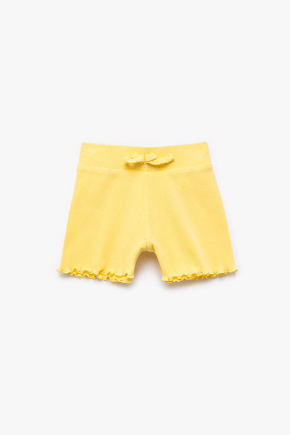 Koton Kız Çocuk Şort 5SKG40058AK Sarı Koton Kız Çocuk Şort 5SKG40058AK Sarı