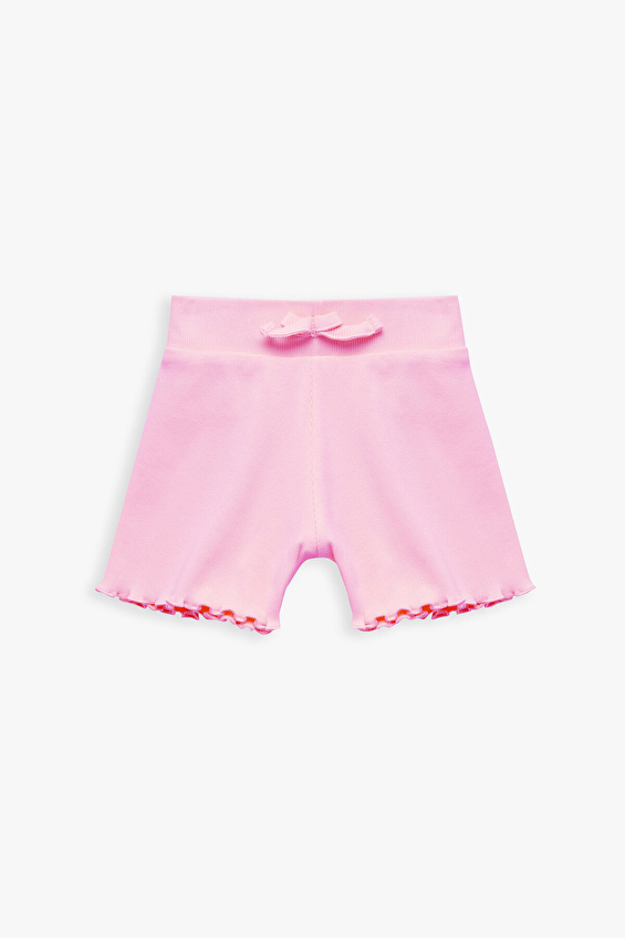 Koton Regular Fit Normal Paça Kız Çocuk Şort 5SKG40058AK Pembe Koton Regular Fit Normal Paça Kız Çocuk Şort 5SKG40058AK Pembe