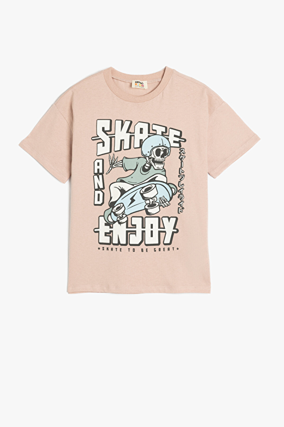 Koton Erkek Çocuk Tişört 5SKB10044TK Pembe Koton Erkek Çocuk Tişört 5SKB10044TK Pembe