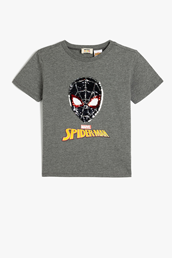 Koton Regular Fit Bisiklet Yaka Erkek Çocuk Tişört 5SKB10065TK Antrasit Koton Regular Fit Bisiklet Yaka Erkek Çocuk Tişört 5SKB10065TK Antrasit