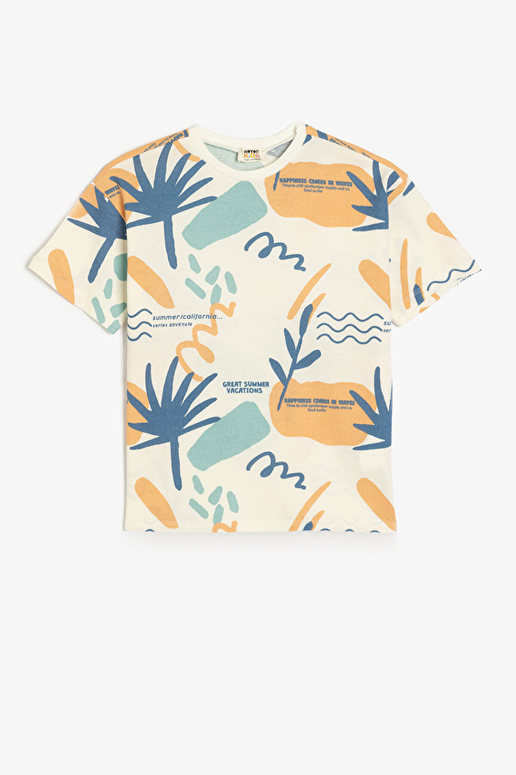 Koton Erkek Çocuk Tişört 5SKB10083TK Koton Erkek Çocuk Tişört 5SKB10083TK