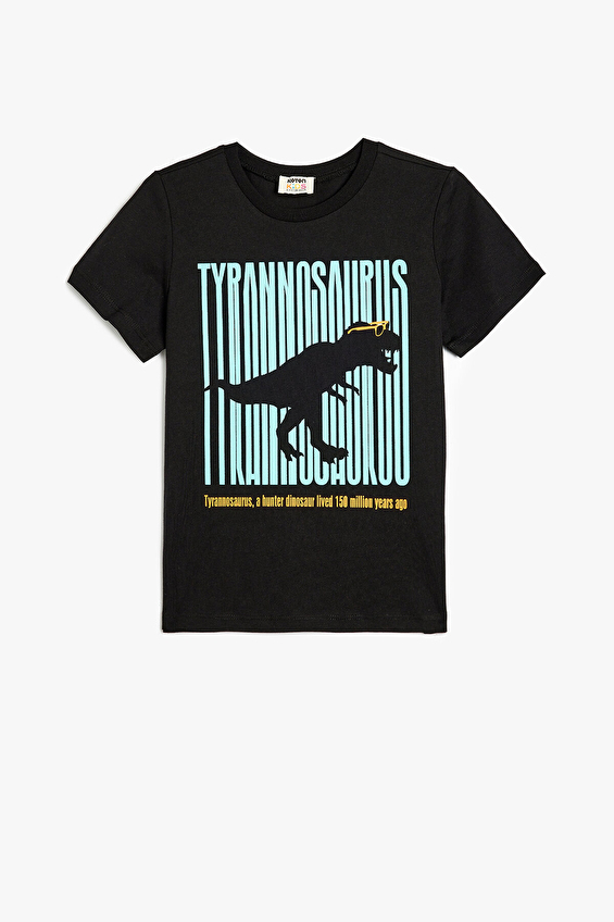 Koton Erkek Çocuk Tişört 5SKB10191TK Siyah Koton Erkek Çocuk Tişört 5SKB10191TK Siyah