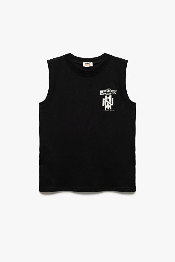 Koton Erkek Çocuk Atlet 5SKB30001TK Siyah Koton Erkek Çocuk Atlet 5SKB30001TK Siyah