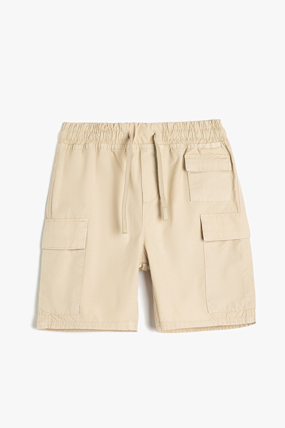 Koton Regular Fit Normal Paça Erkek Çocuk Kot Şort 5SKB40062TW Bej Koton Regular Fit Normal Paça Erkek Çocuk Kot Şort 5SKB40062TW Bej