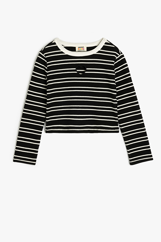 Koton Kız Çocuk Tişört 5SKG10161AK Siyah Koton Kız Çocuk Tişört 5SKG10161AK Siyah