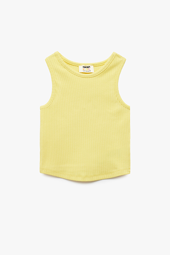 Koton Kız Çocuk Atlet 5SKG30029AK Sarı Koton Kız Çocuk Atlet 5SKG30029AK Sarı