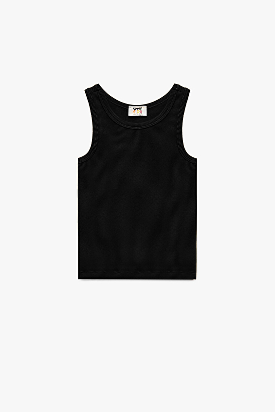 Koton Kız Çocuk Atlet 5SKG30030AK Siyah Koton Kız Çocuk Atlet 5SKG30030AK Siyah