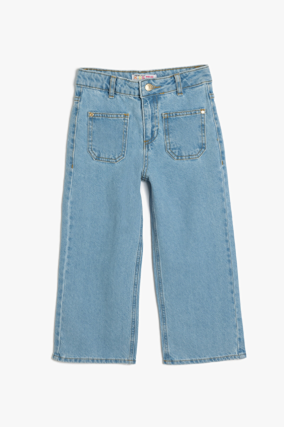 Koton Kız Çocuk Kot Pantolon 5SKG40019AD Koton Kız Çocuk Kot Pantolon 5SKG40019AD