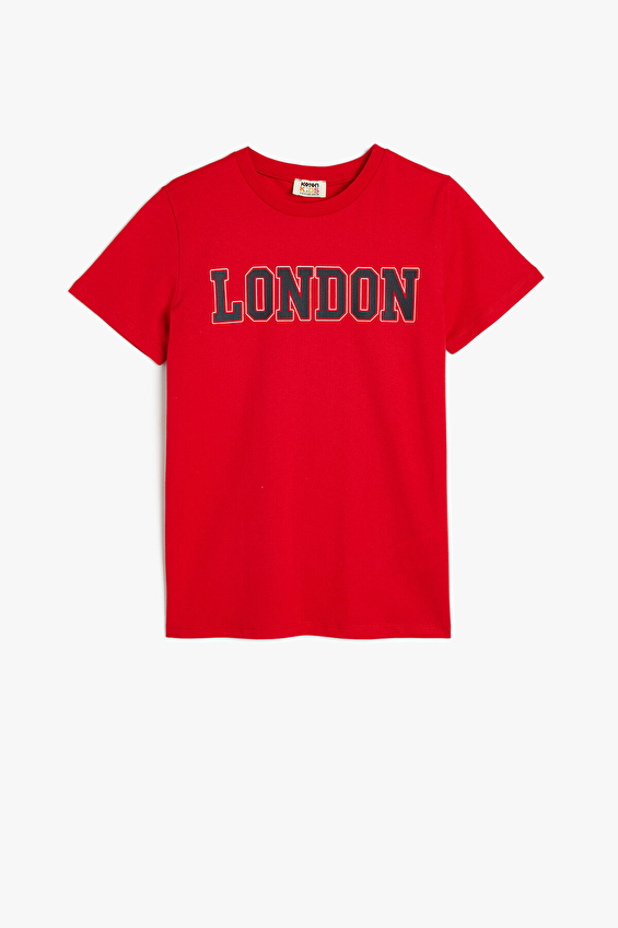 Koton Regular Fit Bisiklet Yaka Erkek Çocuk Tişört 5SKB10170TK Kırmızı Koton Regular Fit Bisiklet Yaka Erkek Çocuk Tişört 5SKB10170TK Kırmızı