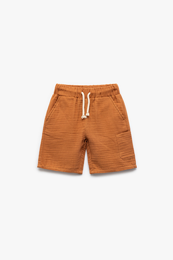 Koton Erkek Çocuk Şort 5SKB40035TW Kiremit Koton Erkek Çocuk Şort 5SKB40035TW Kiremit