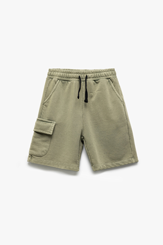 Koton Regular Fit Normal Paça Erkek Çocuk Şort 5SKB40037TK Haki Koton Regular Fit Normal Paça Erkek Çocuk Şort 5SKB40037TK Haki