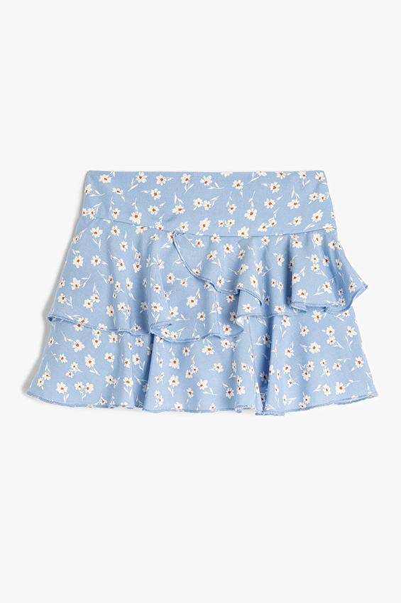 Koton Kız Çocuk Şort 5SKG40048AW Mavi Koton Kız Çocuk Şort 5SKG40048AW Mavi