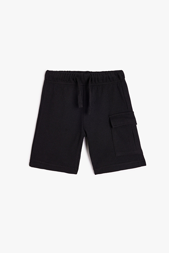 Koton Erkek Çocuk Şort 5SKB40016TK Siyah Koton Erkek Çocuk Şort 5SKB40016TK Siyah