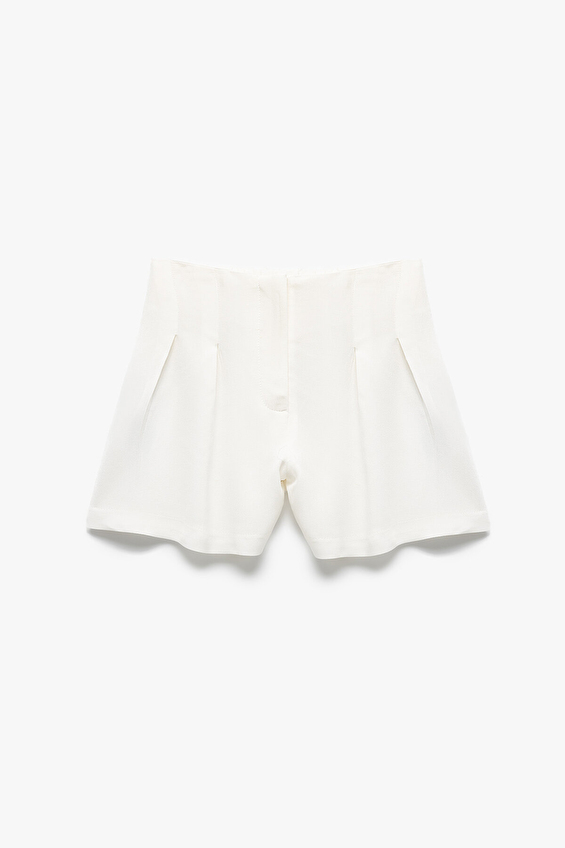 Koton Kız Çocuk Şort 5SKG40021AW Beyaz Koton Kız Çocuk Şort 5SKG40021AW Beyaz