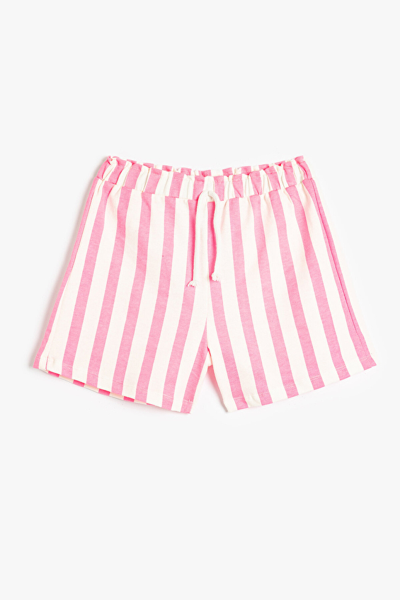 Koton Regular Fit Normal Paça Kız Çocuk Şort 5SKG40028AK Pembe Koton Regular Fit Normal Paça Kız Çocuk Şort 5SKG40028AK Pembe