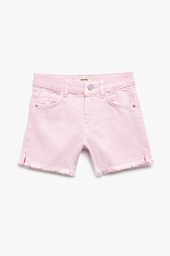 Koton Kız Çocuk Şort 5SKG40040AD Pembe Koton Kız Çocuk Şort 5SKG40040AD Pembe