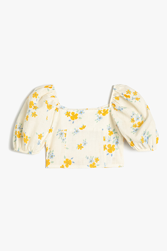 Koton Kız Çocuk Bluz 5SKG60039AW Sarı Koton Kız Çocuk Bluz 5SKG60039AW Sarı