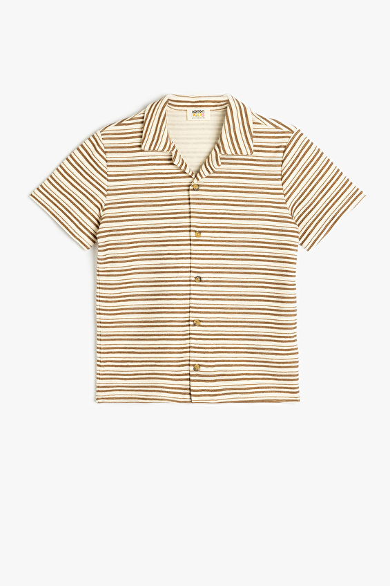 Koton Erkek Çocuk Tişört 5SKB10027TK Ekru Koton Erkek Çocuk Tişört 5SKB10027TK Ekru