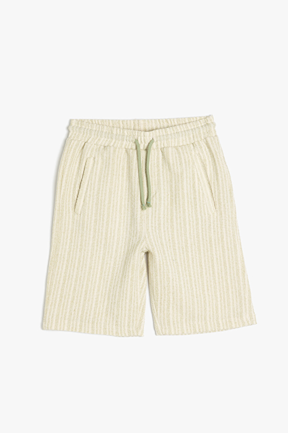 Koton Regular Fit Normal Paça Erkek Çocuk Şort 5SKB40010TK Yeşil Koton Regular Fit Normal Paça Erkek Çocuk Şort 5SKB40010TK Yeşil