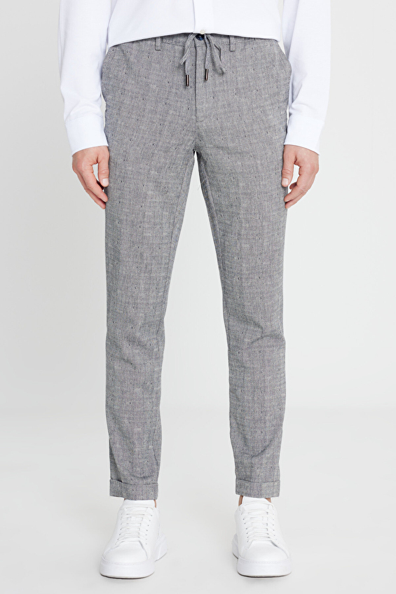 Altınyıldız Classics Slim Fit Beli Bağlamalı Erkek Pantolon ACE001252270 Lacivert Altınyıldız Classics Slim Fit Beli Bağlamalı Erkek Pantolon ACE001252270 Lacivert