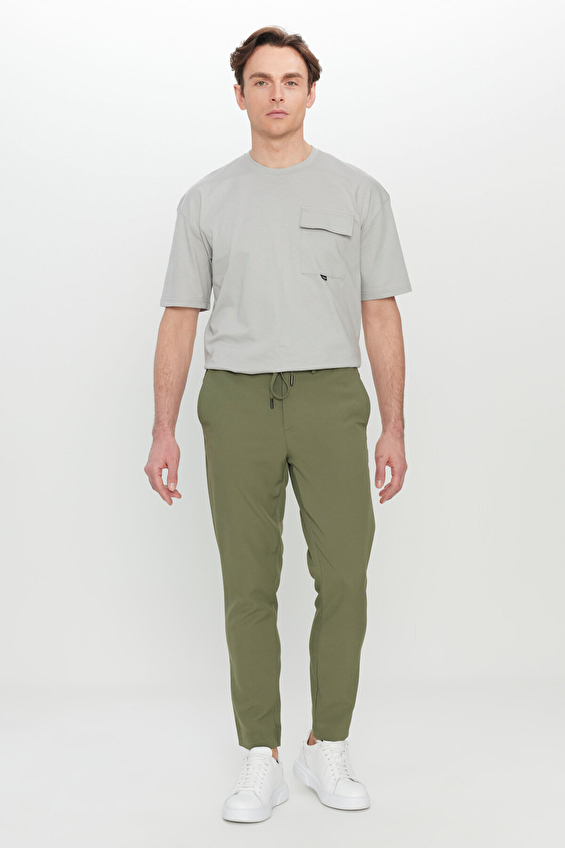 Altınyıldız Classics Slim Fit Beli Bağlamalı Erkek Pantolon ACE001252275 Yeşil Altınyıldız Classics Slim Fit Beli Bağlamalı Erkek Pantolon ACE001252275 Yeşil