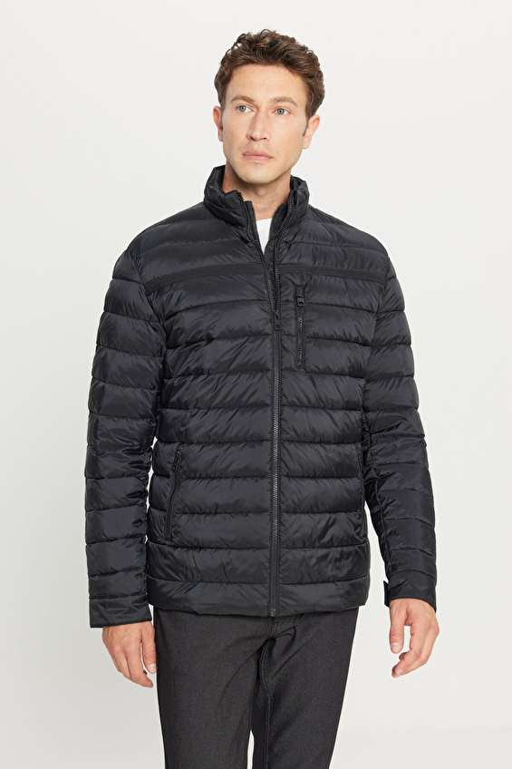 Altınyıldız Classics Standart Fit Erkek Mont ACE008261107 Siyah Altınyıldız Classics Standart Fit Erkek Mont ACE008261107 Siyah