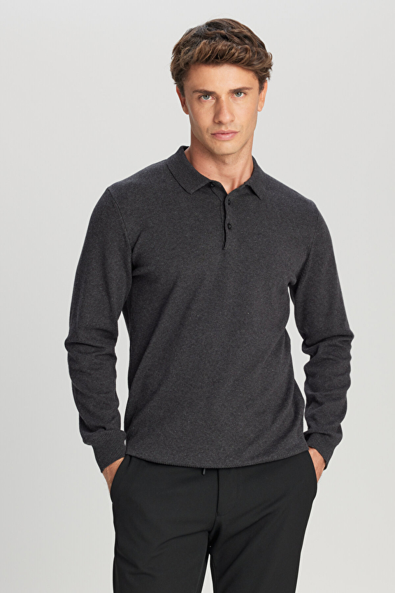 Altınyıldız Classics Standart Fit Erkek Triko ACE043261436 Antrasit Altınyıldız Classics Standart Fit Erkek Triko ACE043261436 Antrasit