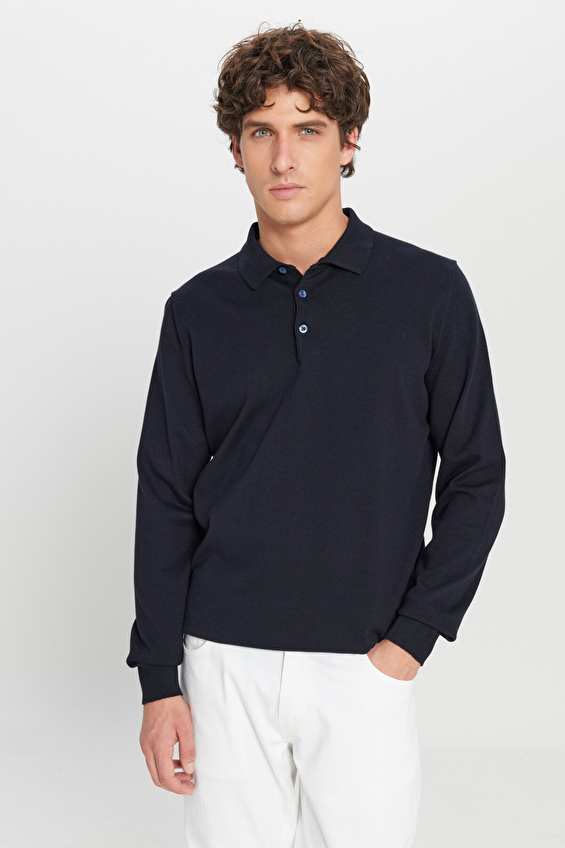 Altınyıldız Classics Standart Fit Erkek Triko ACE043261436 Lacivert Altınyıldız Classics Standart Fit Erkek Triko ACE043261436 Lacivert