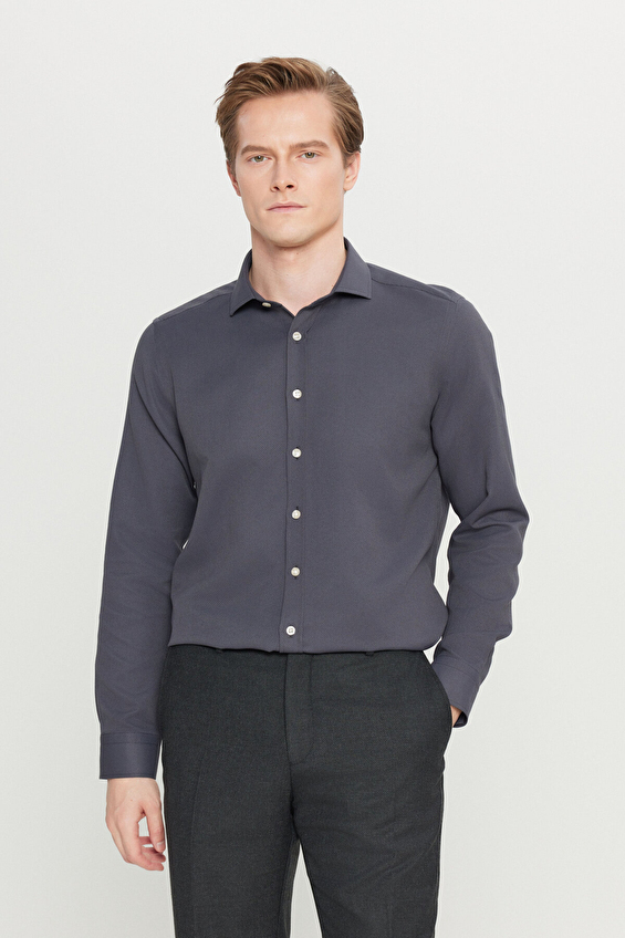 Altınyıldız Classics Slim Fit Erkek Gömlek ACE020261600 Antrasit Altınyıldız Classics Slim Fit Erkek Gömlek ACE020261600 Antrasit