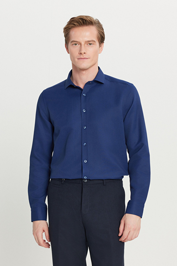 Altınyıldız Classics Slim Fit Erkek Gömlek ACE020261600 Lacivert Altınyıldız Classics Slim Fit Erkek Gömlek ACE020261600 Lacivert