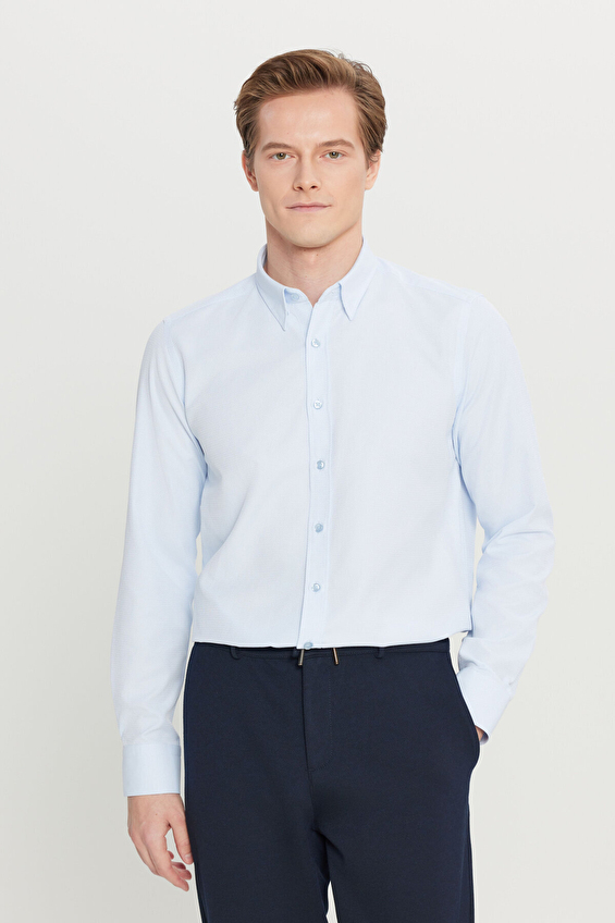 Altınyıldız Classics Slim Fit Erkek Gömlek ACE020261597 Açık mavi Altınyıldız Classics Slim Fit Erkek Gömlek ACE020261597 Açık mavi