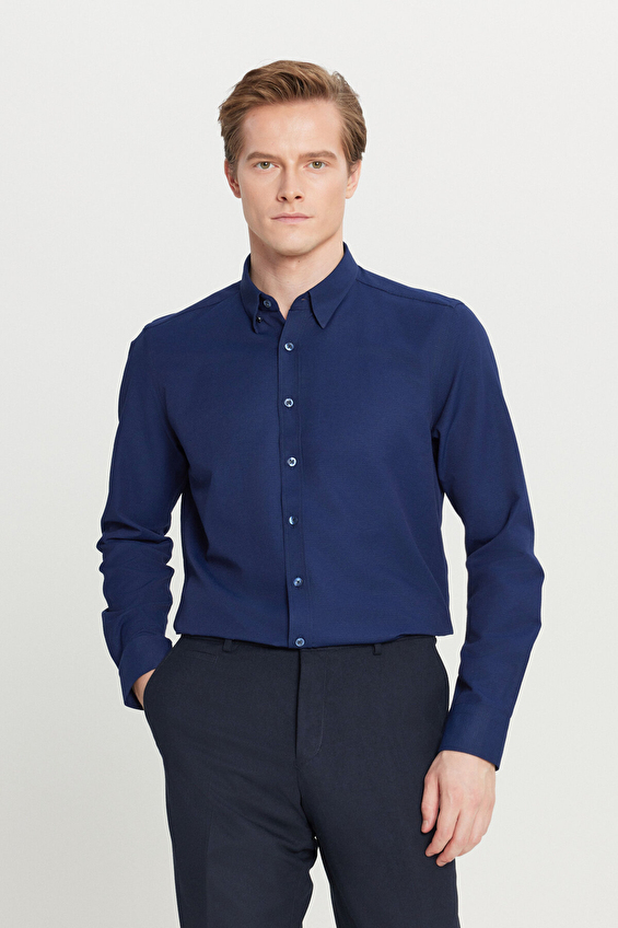 Altınyıldız Classics Slim Fit Erkek Gömlek ACE020261597 Lacivert Altınyıldız Classics Slim Fit Erkek Gömlek ACE020261597 Lacivert