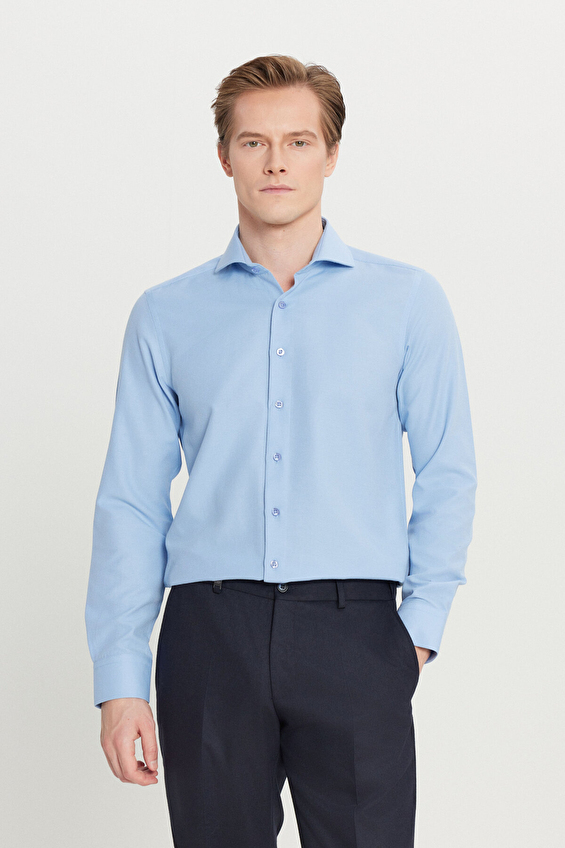 Altınyıldız Classics Slim Fit Erkek Gömlek ACE020261606 Açık mavi Altınyıldız Classics Slim Fit Erkek Gömlek ACE020261606 Açık mavi