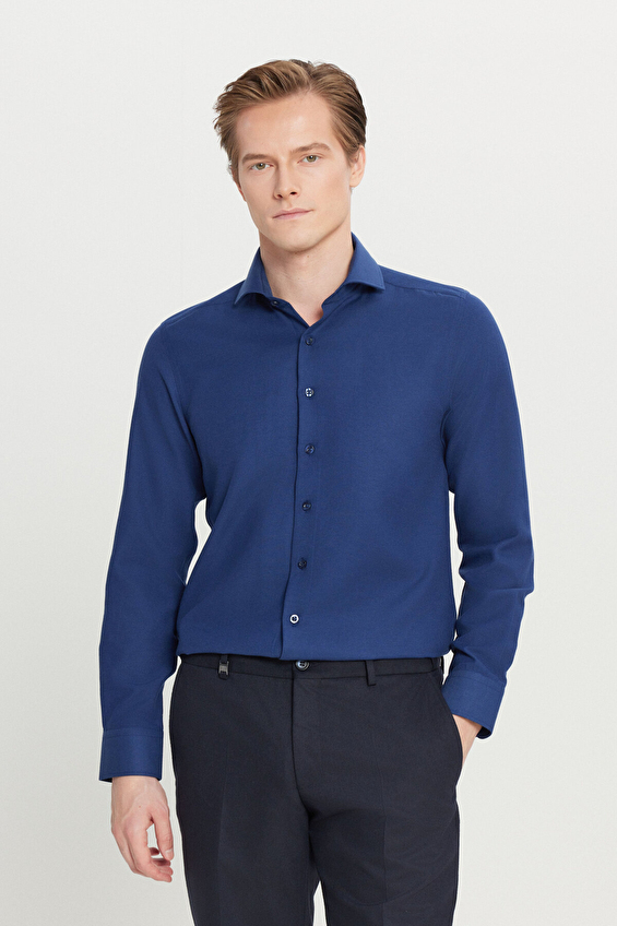Altınyıldız Classics Slim Fit Erkek Gömlek ACE020261606 Lacivert Altınyıldız Classics Slim Fit Erkek Gömlek ACE020261606 Lacivert