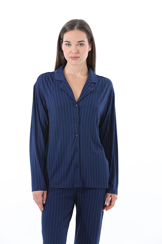 Hays Kadın Pijama Takımı 62242TKM Mavi Hays Kadın Pijama Takımı 62242TKM Mavi