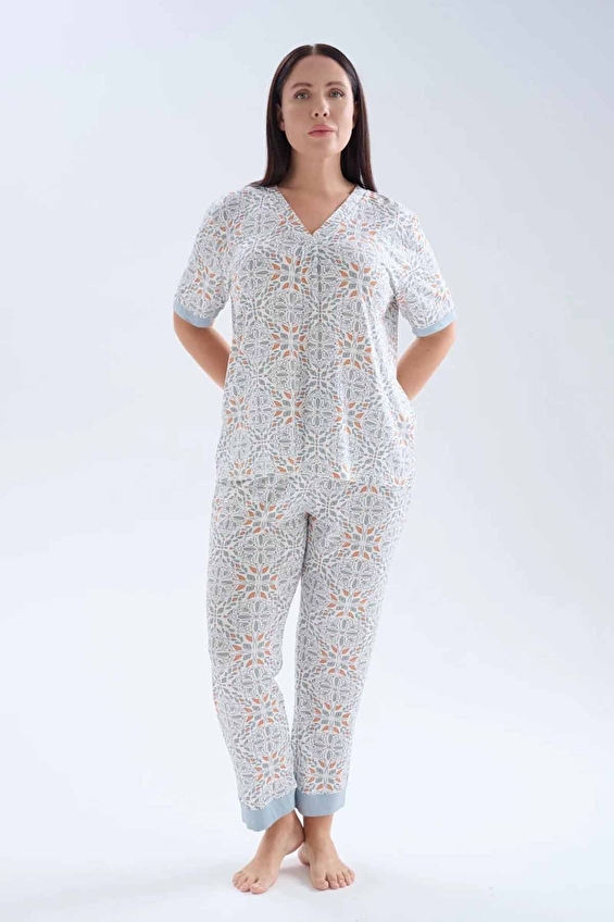 Hays Kadın Pijama Takımı 70235TKM Gri Hays Kadın Pijama Takımı 70235TKM Gri