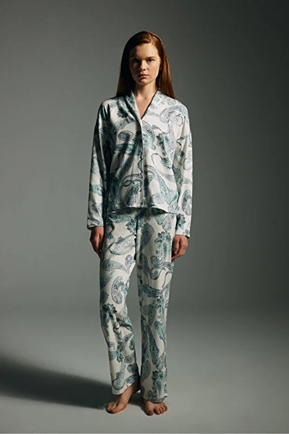 Hays Kadın Pijama Takımı 62146TKM TRKZ Turkuaz Hays Kadın Pijama Takımı 62146TKM TRKZ Turkuaz