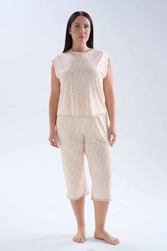 Hays Kadın Pijama Takımı 70256TKM BJ Bej Hays Kadın Pijama Takımı 70256TKM BJ Bej