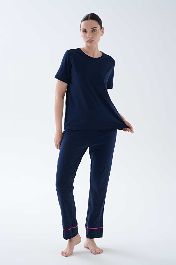 Hays Kadın Pijama Takımı 70111TKM LAC Lacivert Hays Kadın Pijama Takımı 70111TKM LAC Lacivert